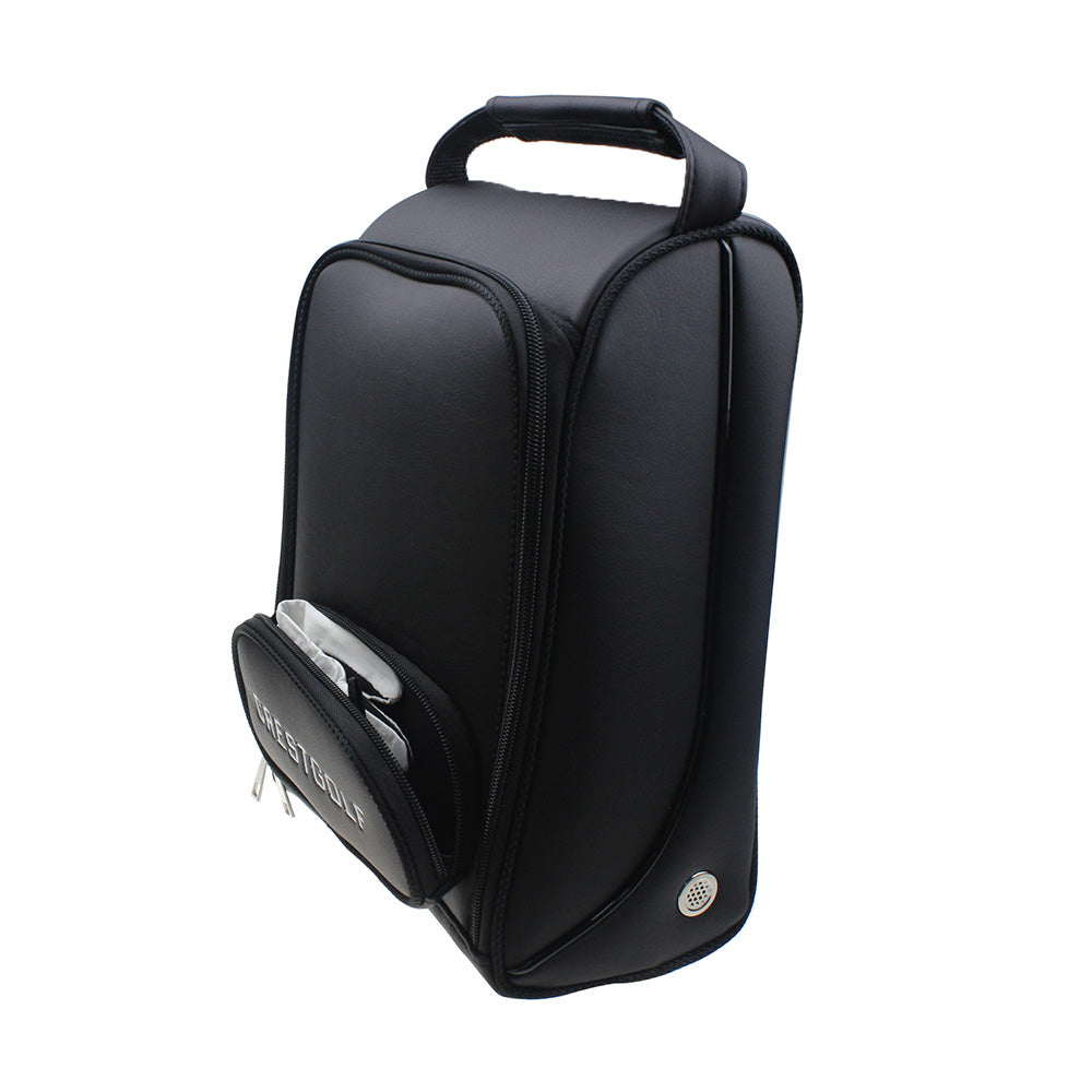 Sac de chaussures de golf pour hommes PU Dust-Proof Storage Organizer Zippered Bag Dust-Proof Storage Orga
