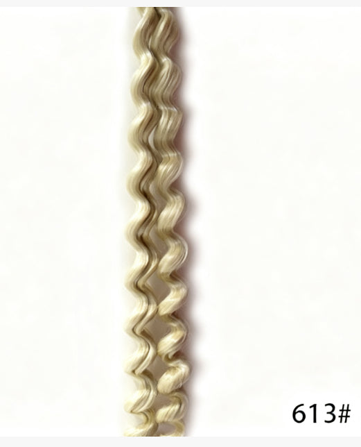 24in150g Italie boucles Deep twist boho boucles Crochet cheveux