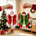 Tissu décoratif de Noël Pendentif Bow