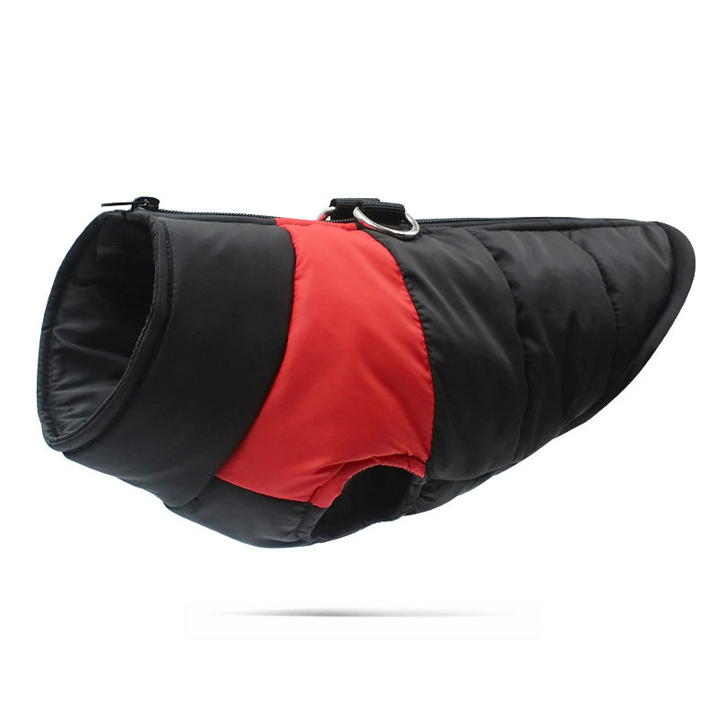 Hiver chaud vêtements pour animaux de compagnie imperméable chien rembourré Vest Zipper Veste pour petit Lar moyen