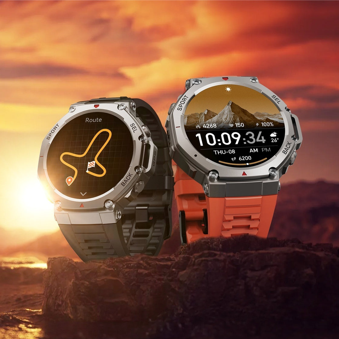 Smartwatch with AMOLED Display and Bluetooth Calling