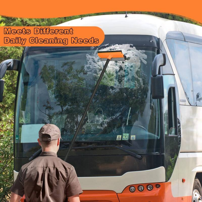 Nettoyeur de fenêtre télescopique 138,5cm Poignée courte extensible 33,5cm