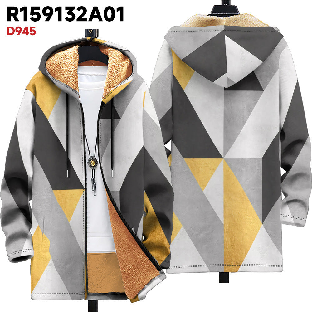 Cardigan à capuche épais vêtements d'hiver