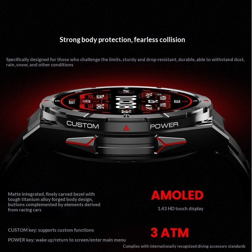 Blood Oxygen Pression Compass Fitness Tracker