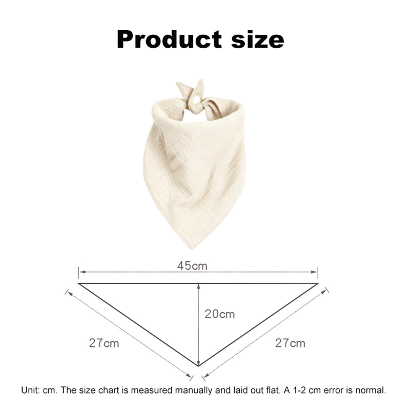 Bandanas de chien beige couleur unie avec snap réglable bouton coton animal de mariage solide engagement