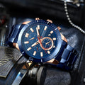 Montre étanche multifonction Quartz pour homme