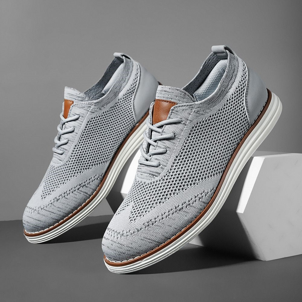 Chaussures casuales Flyknit hommes de taille plus