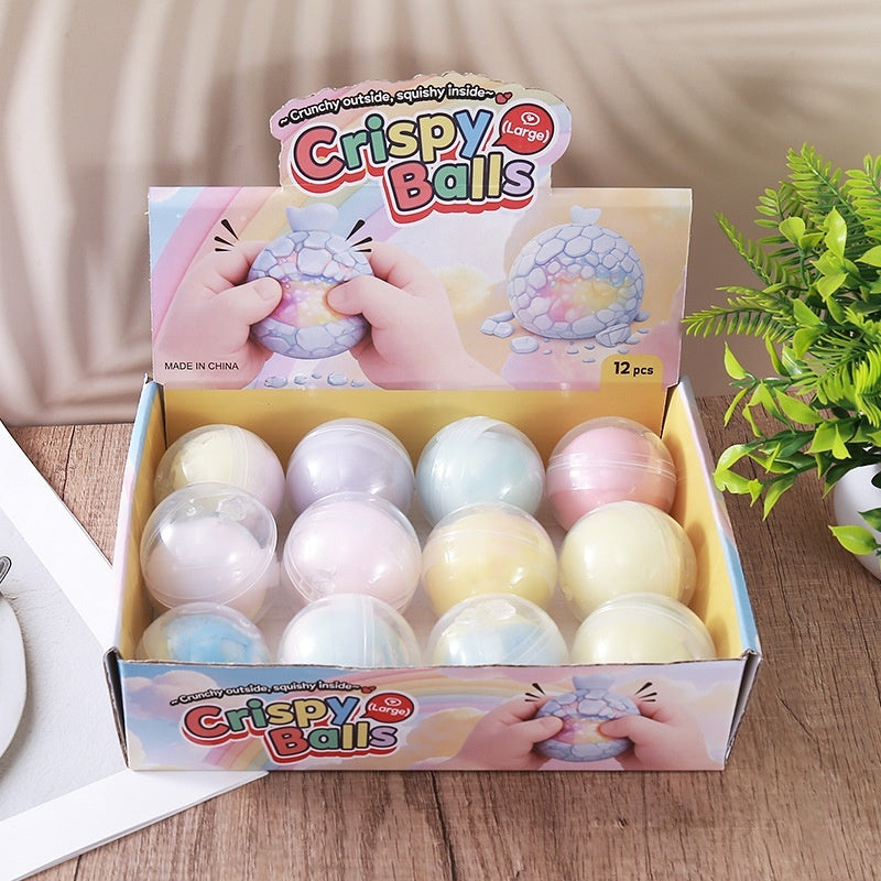 Chocolat foncé Crunchy Ball Stress-Relief Squeeze Toy