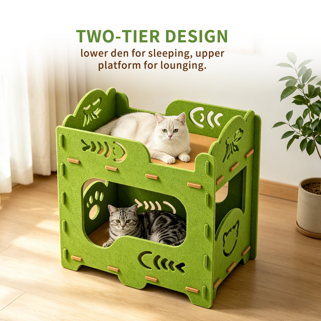 Un seul auto-pickup---Double lit de chat