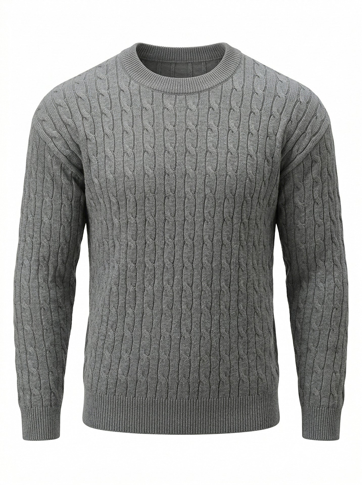 Pull-over en col rond à col rond pour hommes