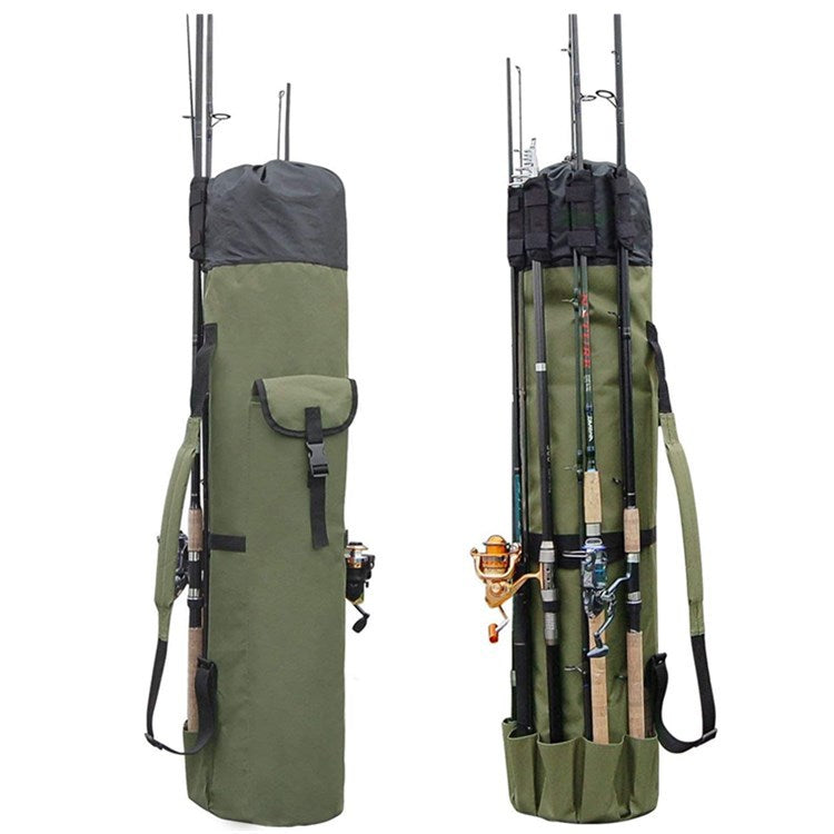 Cylinder Outdoor Fishing Bag Multifonctional Fishing Rod Bag Sea Rod Fishing Gear Storage