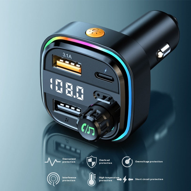 Bluetooth Automotive MP3 Chargeur de lecteur multifonctions véhicule FM Emitter Car Char