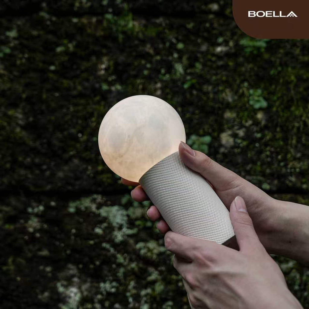 Lampe espagnole en marbre naturel