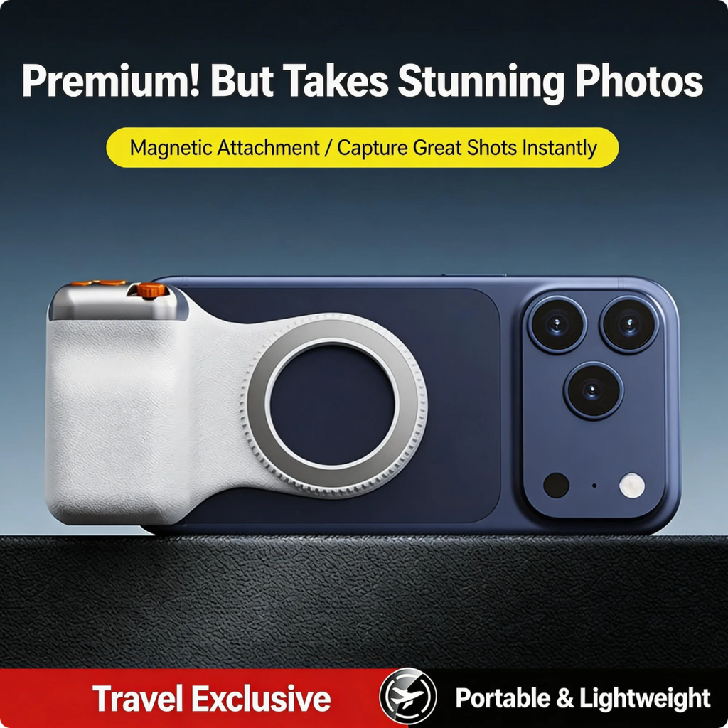 Magnetic Camera Grip Stabilizer with Wireless Remote
