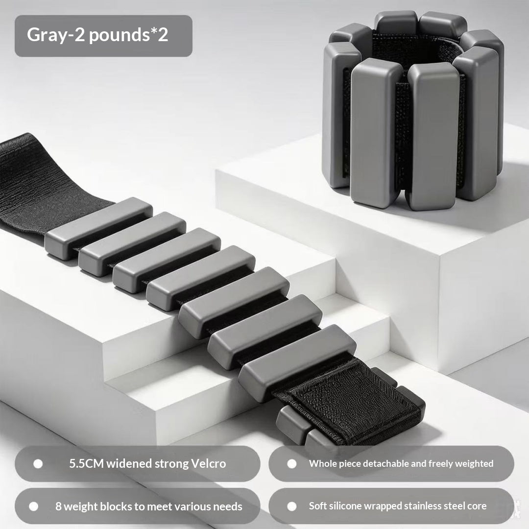 Bracelet en silicone de fitness à roulement de poids
