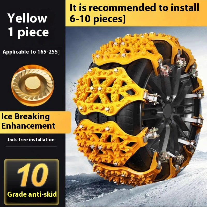 Chaîne de pneus Voiture Suv Universal Winter Neige Glace cassée Non-dérapant