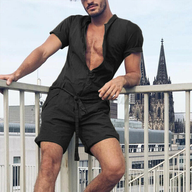Robe de saut à manches courtes pour homme