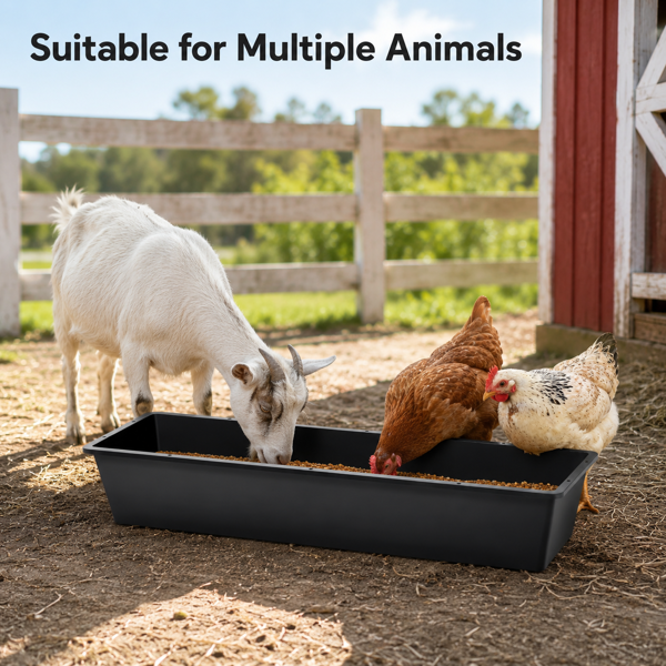 Aliments pour animaux en plastique à double usage, en 4 pièces
