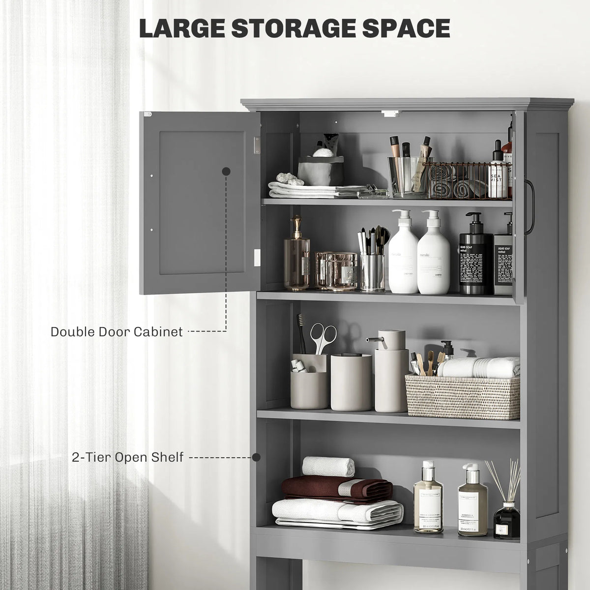 Moderne sur le rangement des toilettes