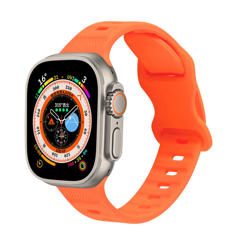 Couple Solid Color Montres de sport monochrome bracelet en silicone