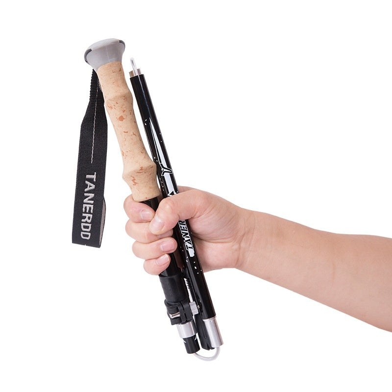 Outdoor Alpenstock Ultra léger Retractable Randonnée pliante