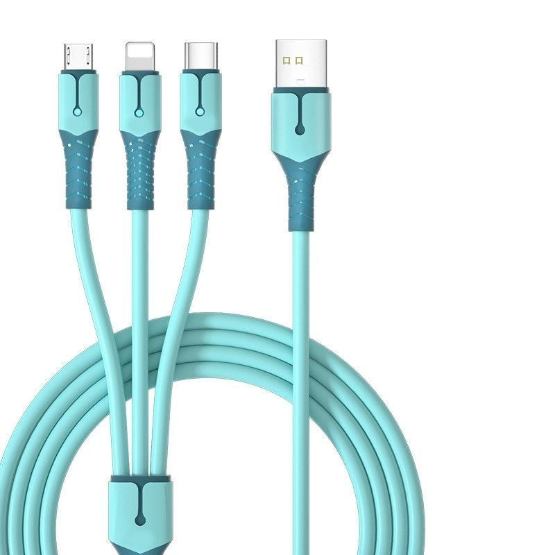 5A Super câble de recharge de câble de données trois en un