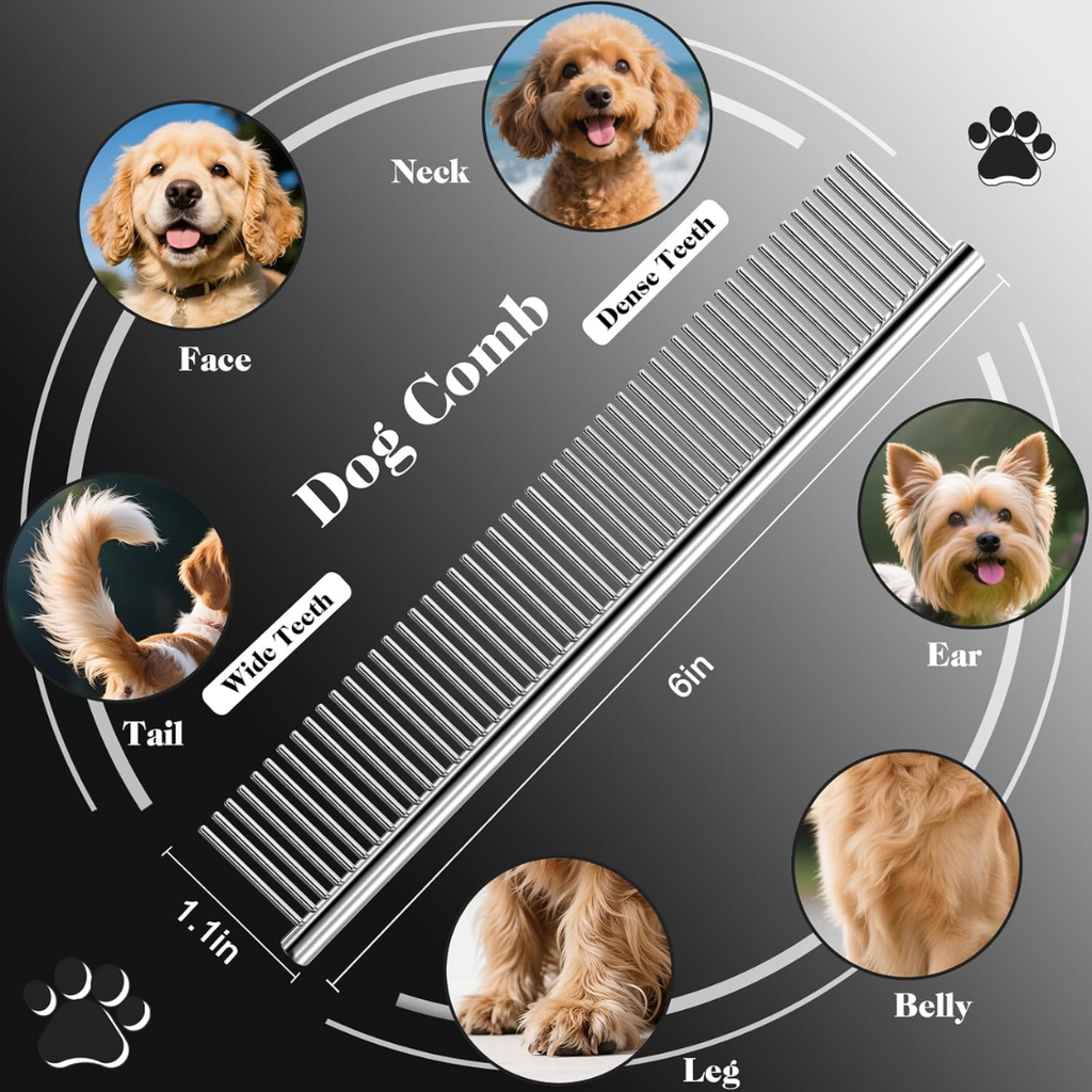 Kit de ciseaux pour chat de chien 4 en 1 professionnel avec conseils de sécurité