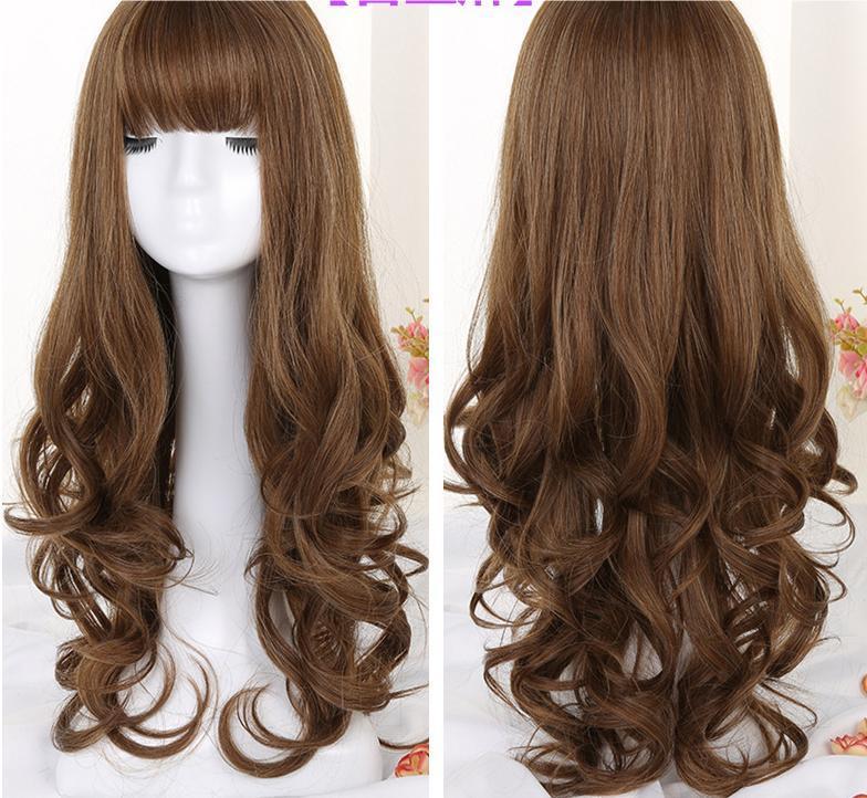 Perruque à cheveux bouclés