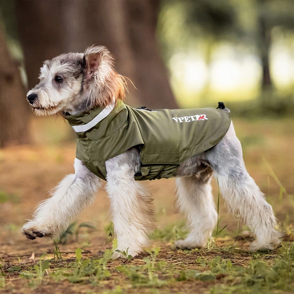 Chien extérieur imperméable à la pluie imperméable puppy réflectif Pet Poncho