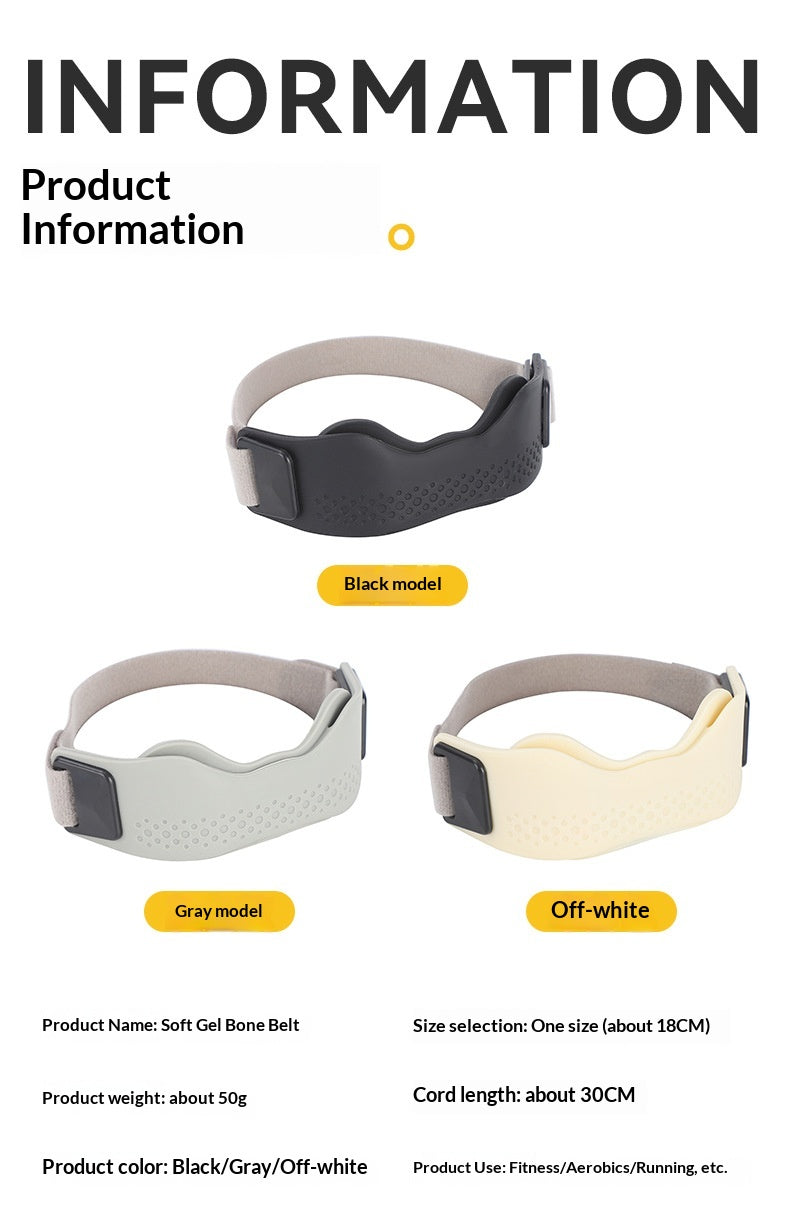 Butterfly-Style Silicone Patella bracelet genou Brace pour le sport