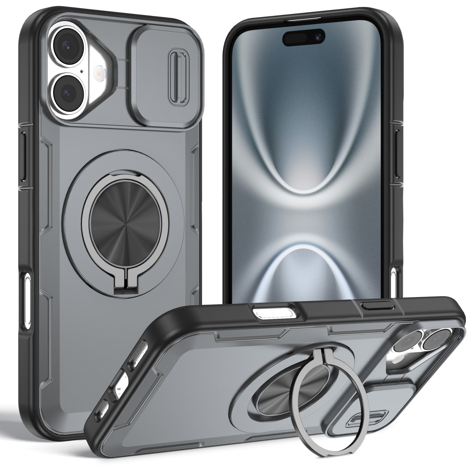 Cas de téléphone magnétique avec un stand pop-up