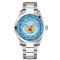 Multifonctionnel homme mécanique GMT double fuseau horaire Lumineux Watrproof montre