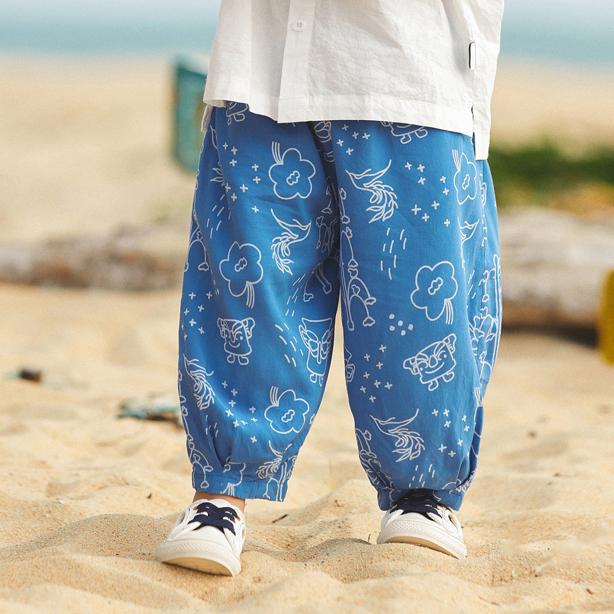 Enfants Mousquito-Proof Pantalons Pantalons en couleur solide Pantalons occasionnels