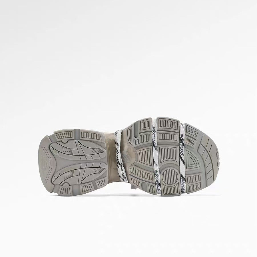 Argent Designer Chaussures de style papa Athletic Casual