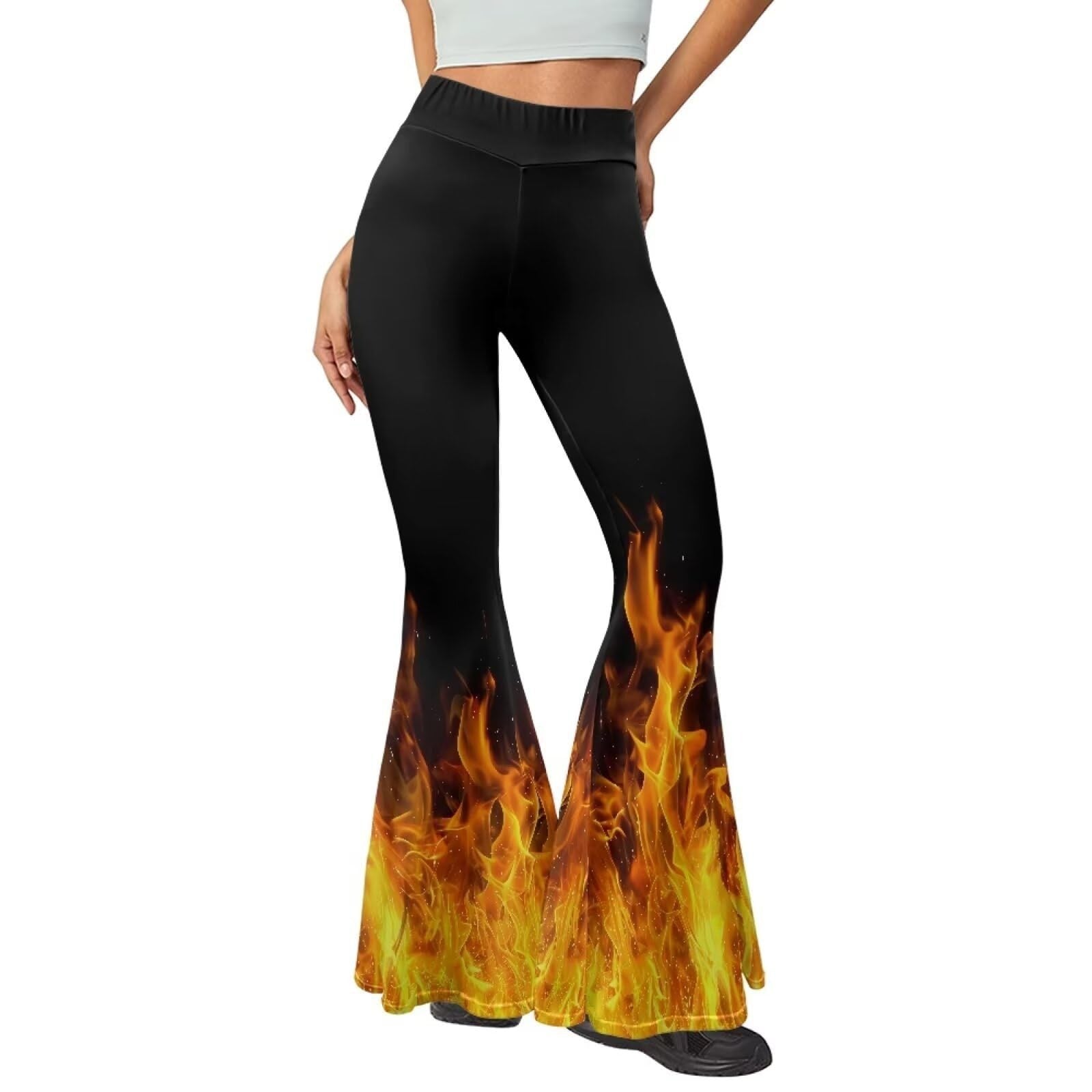 Leopard-print Hip-lifting Tight Leggings Pantalons à jambe droite