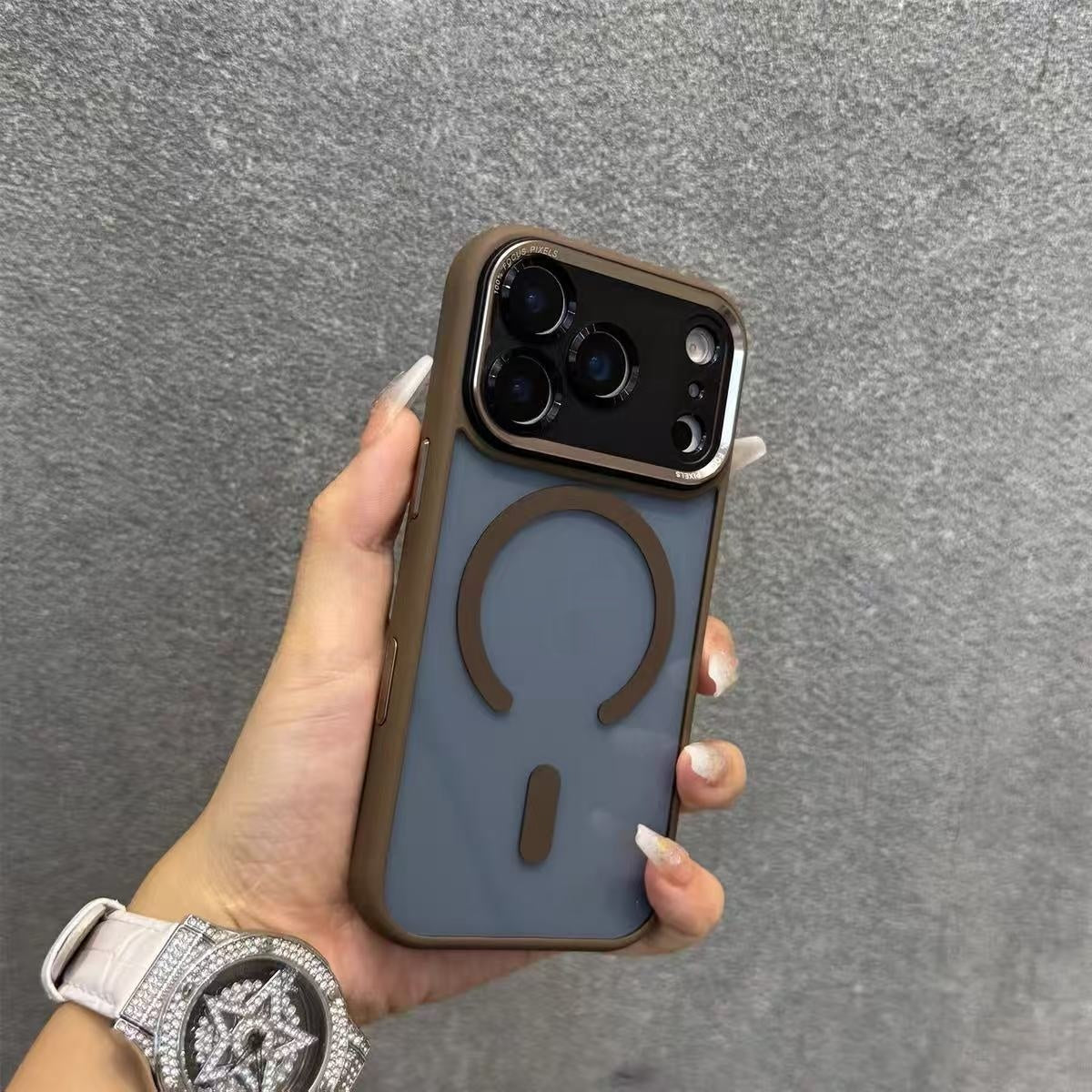 Fashion Personnalité Magnetic Simple Case Téléphone