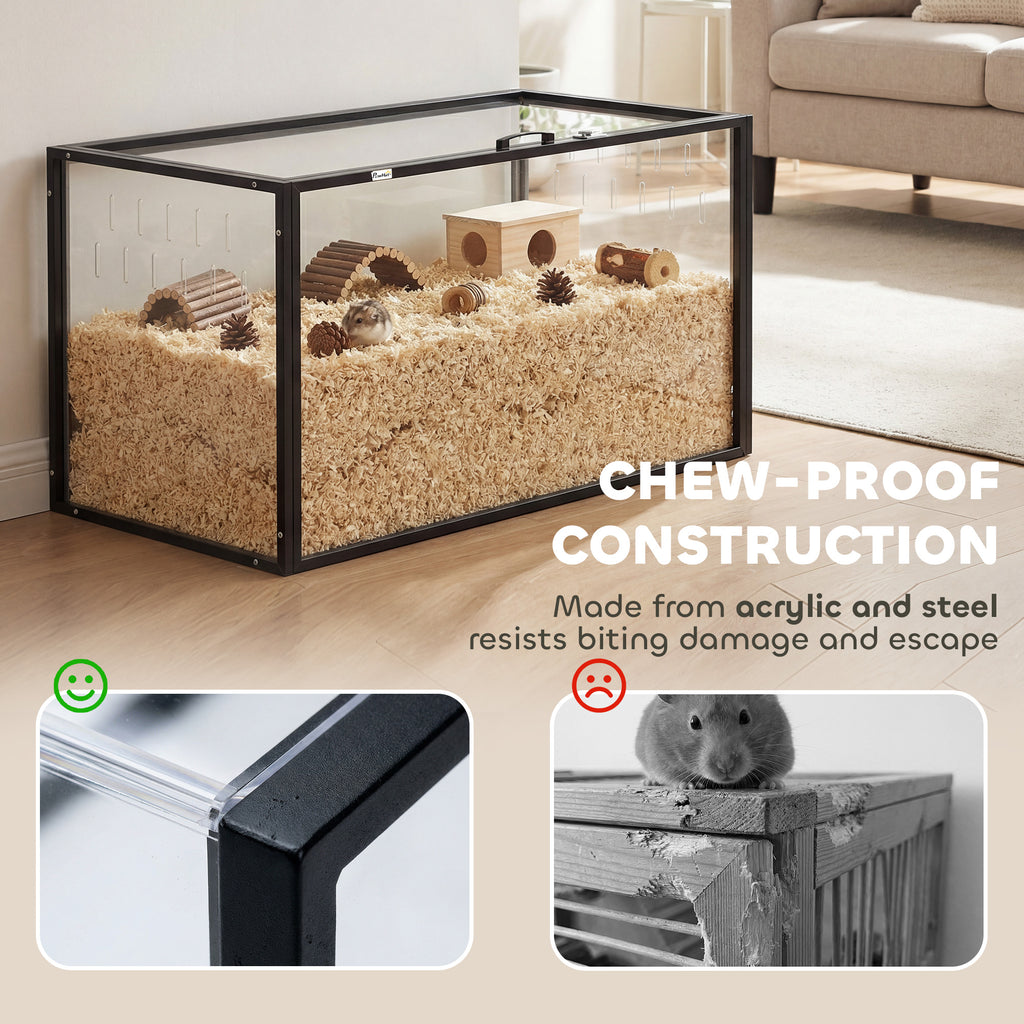 Grand hamster acrylique Cage