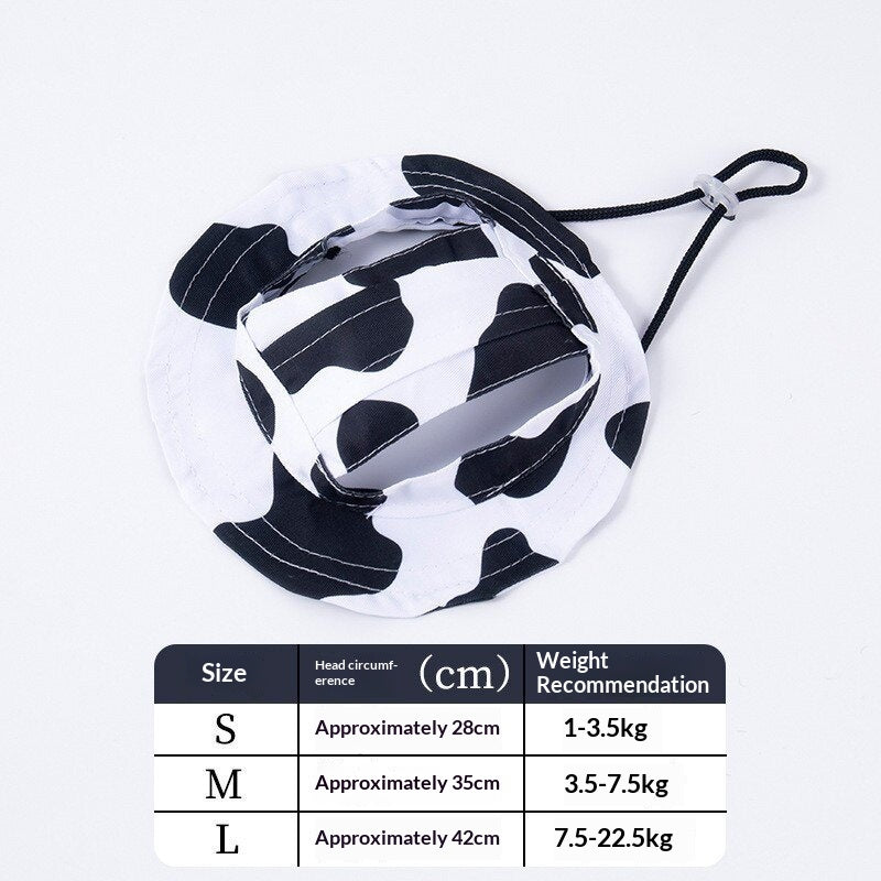 Accessoire pour animaux de compagnie imprimé à motifs de vache
