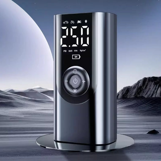 Pompe à air sans fil portable pour voiture avec surveillance de la pression des pneus
