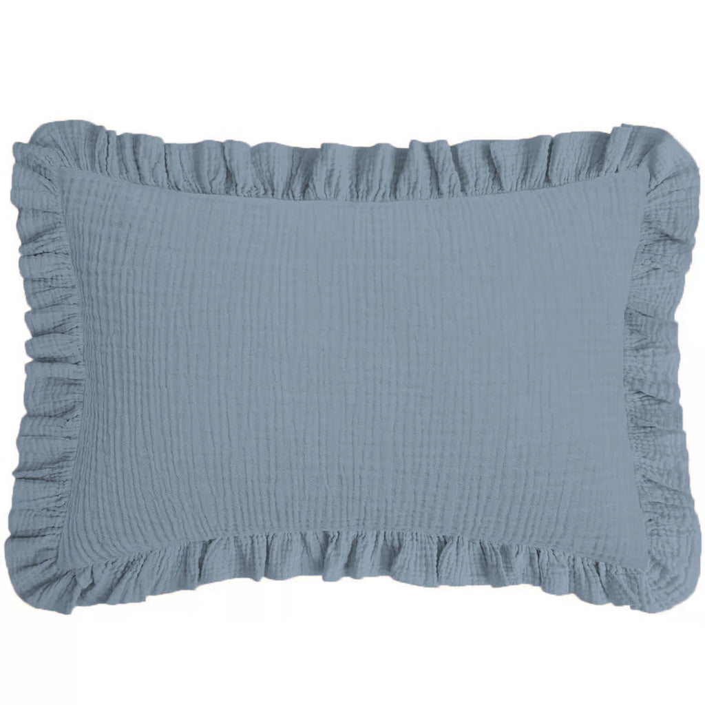 Coussin en coton respirant Gauze Ruffle pour enfants