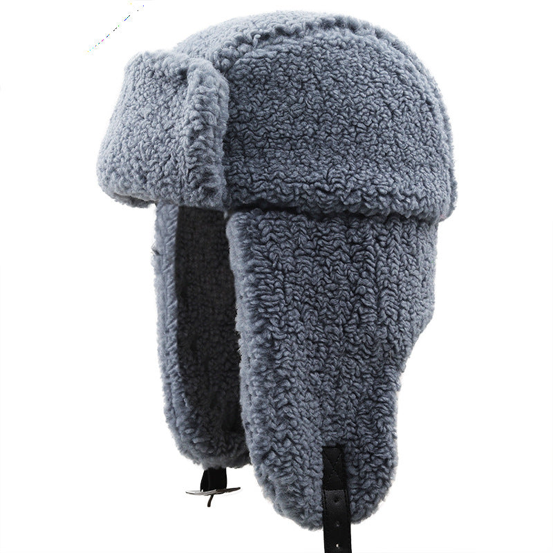 Chapeau d'agneau à l'épreuve du froid pour les étudiants d'hiver polyvalent pour l'équitation