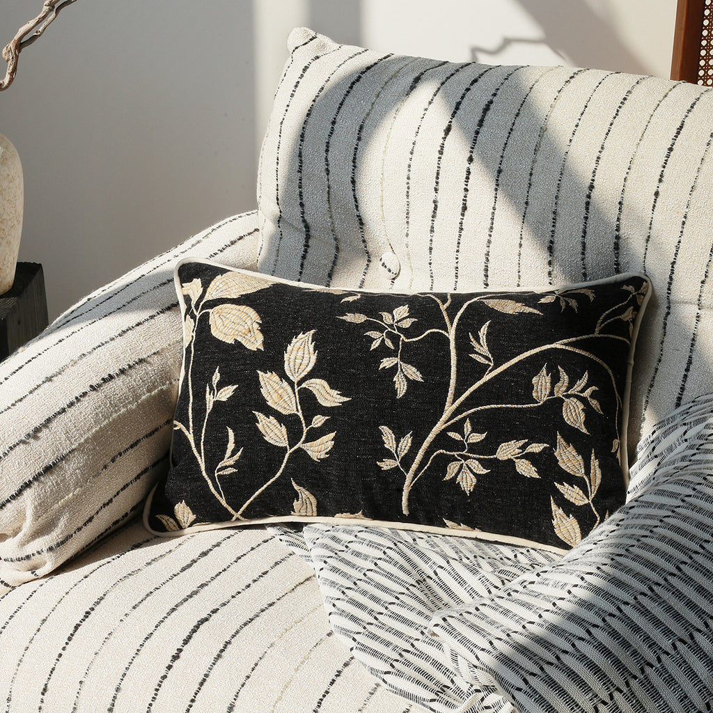 Coussin japonais de style Wabi-Sabi