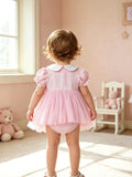 Bodysuit Triangle imprimé bébé Bow