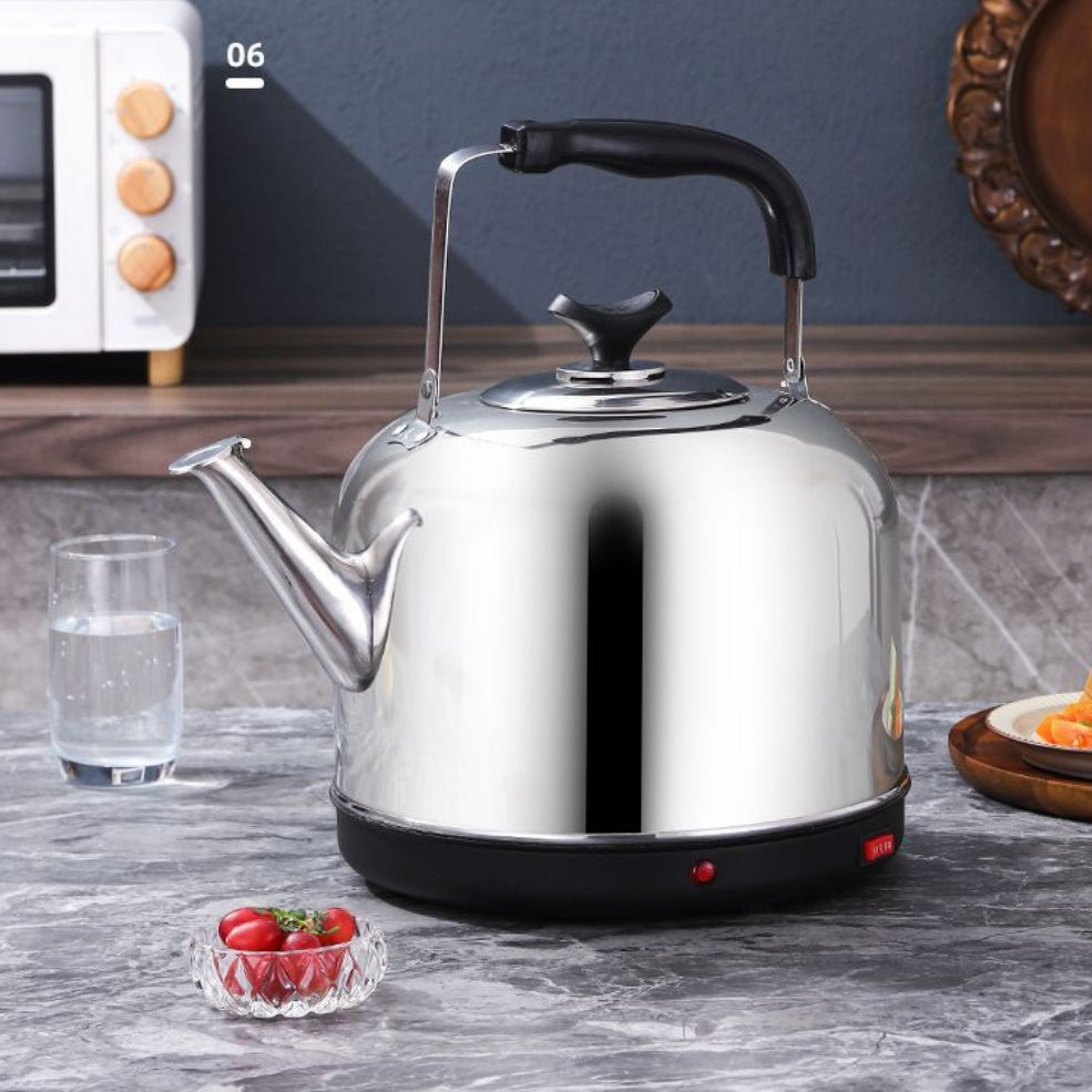 Bouilloire électrique en acier inoxydable avec coupure automatique