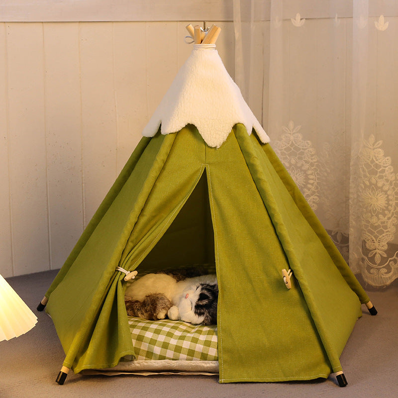 Tente de chat de chat amovible et lavable petite et moyenne taille