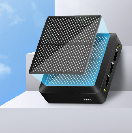 La banque d'énergie solaire est petite et portable