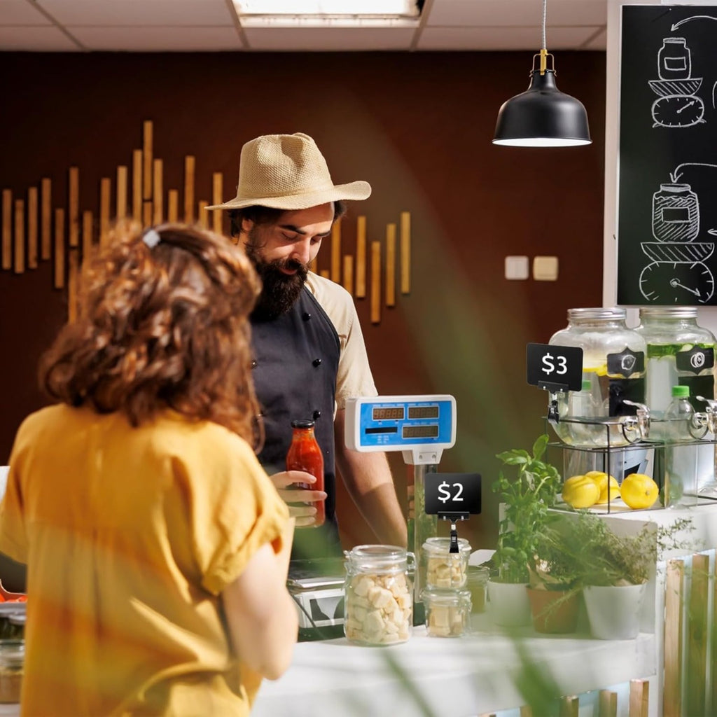 Décorations de soirée et accessoires — Paquet de 15 Mini porte-craie avec clip rotatif à 360°