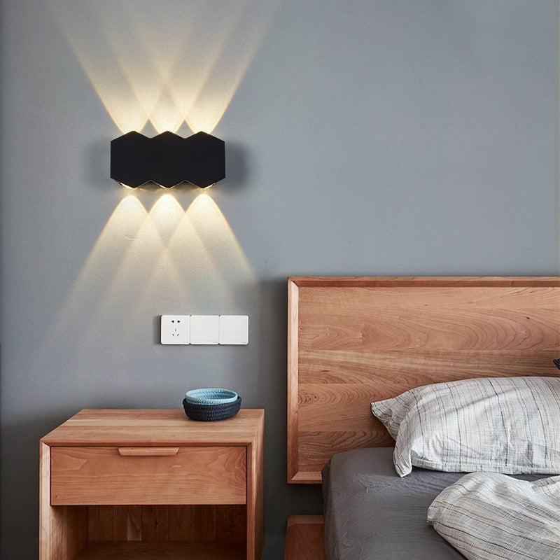 Modern Minimalist Led Wave Shape Corridor Aisle Wall Lampe