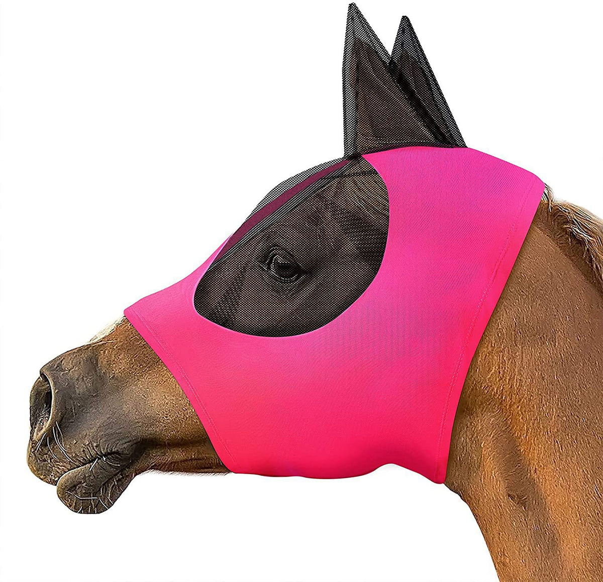 Masque de protection visage cheval respirant et élastique