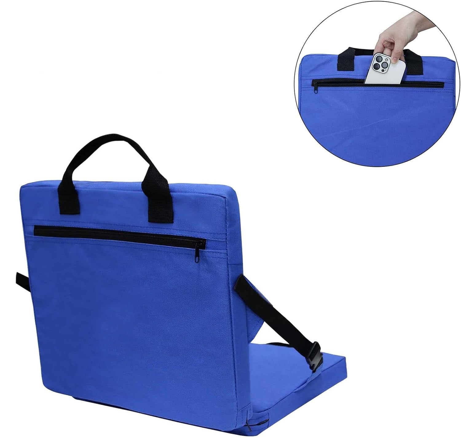 Coussin de siège pliable pour siège de stade